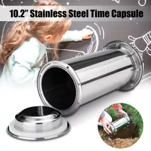"Kit contenitore impermeabile futuro capsule del tempo 10,2" acciaio inox - Foto 1 di 7