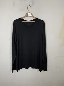 Lululemon Men Shirt Large Black Workout Base Layer Time to Get Dirty Get Outside - Picture 1 of 9
