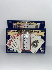 Classic Playing Cards & Dice Set 2 Decks Complete and 5 Dice by Cardinal  - Picture 1 of 2