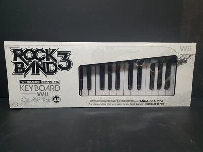 Mad Catz Rock Band 3 Wireless Keyboard Nintendo Wii Piano Harmonix New Dongle - Image 1 of 4