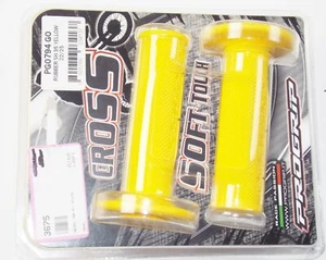 Empuñaduras de manillar PROGRIP GP0794 GOMA SUAVE AL TACTO AMARILLO D=22-25mm CROSS ENDURO - Imagen 1 de 1