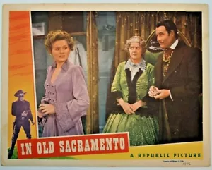 1946 In Old Sacramento, William Elliott, western vintage movie lobby card - Picture 1 of 1