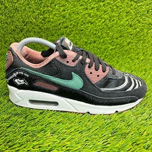 Nike Air Max 90 Siempre Familia Womens Size 8 Black Athletic Shoes Sneakers - Picture 1 of 10