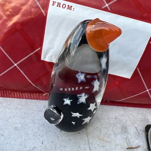 Vintage Caithness Glass Paperweight "Shuffle The Penguin" 4 1/2"H Fine Penguin - Picture 1 of 5