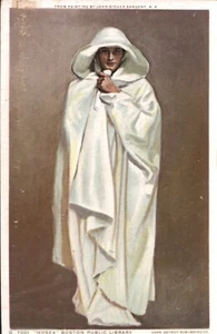 Hosea Boston Public Library John Singer Sargent Painting Detroit Publ. Postcard - Picture 1 of 2
