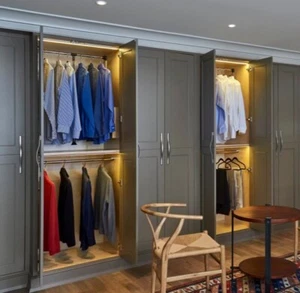 Servetto ClosetPro 22LBS Capacity Adjustable Wardrobe Lift Closet Rod Made Italy - Picture 1 of 6