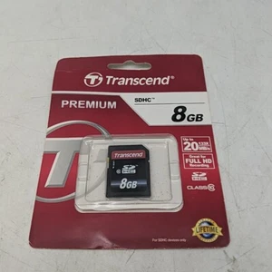 Transcend SDHC 8GB Digital Memory Card - Picture 1 of 4