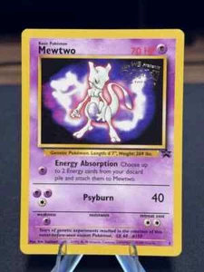 Mewto - Black Star Promo WOTC - Reg Rare #3 Pokemon Card First Movie - Picture 1 of 1