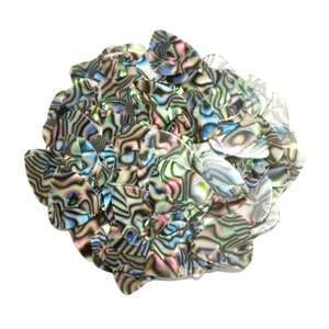 Lots of 100pcs 0.46mm Thin Celluloid Blank Guitar Picks Plectrums Abalone