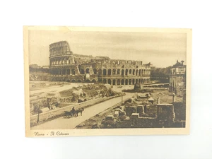 ROMA - COLOSSEO (Arco di Tito, Fori Imperiali) 1929 animata, CARTOLINA viaggiata - Picture 1 of 4