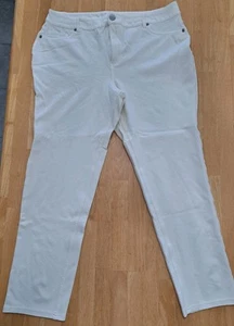 Cato C Est 1946 Women's Ivory Pants Size 14 Stretch - Picture 1 of 13