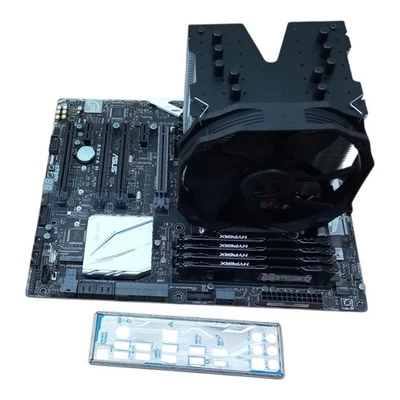 Kit Scheda Madre gaming Asus x99 A II processore cpu Intel i7 6800k 64gb ddr4 pc - Immagine 1 di 3