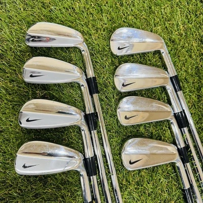 NIKE Right Handed Iron Set Forged Blade 3-9,P Steel Shaft Flex R - Image 1 of 4
