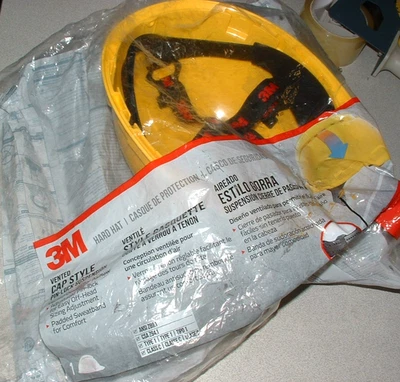 Sombrero duro 3M Pinlock amarillo ventilado gorra estilo 1 clase C seguridad ansi hardhat Foto 1 de 4