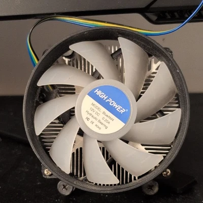 NEW HIGH POWER® BlueAM4 CPU Cooler 12x Blue LEDs Fan for AMD AM4 AM5 Ryzen 5/7/9 - Image 1 of 4