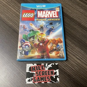 LEGO Marvel Super Heroes Nintendo Wii U Game + Animation 2013 Bonus DVD Disc - Picture 1 of 6