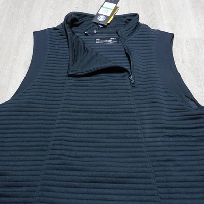 Chaleco Under Armour ajustado Cold Gear Storm para mujer talla L Daytona negro S/L Foto 1 de 4