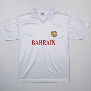 Bahrain Soccer Shirt Mens Medium White Major League Soccer MLS Football - Picture 1 of 9