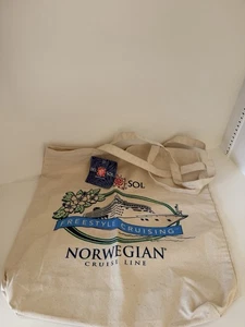 Norwegian Cruise Line Freestyle Cruising Del Sol Reisetasche Tasche Floral Baumwolle - Bild 1 von 4