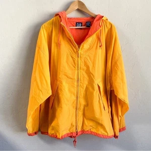 Vintage GAP Windbreaker Jacke Herren Orange Rosa - Bild 1 von 6