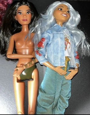 "Muñecas clásicas humanas Sisu y Raya de 11"" de Disney Raya y el último dragón" Foto 1 de 2