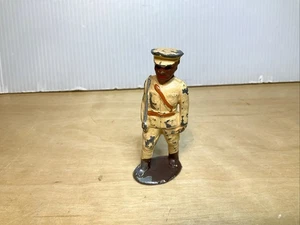 "Soldado negro hierro gris vintage 3-1/8"" de alto" - Imagen 1 de 8