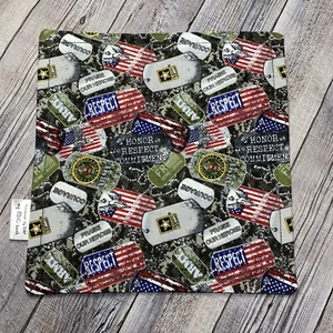 EDC HANK CON RETRO IN MICROFIBRA QUADRATO 8" - FAZZOLETTO ESERCITO STATI UNITI - Foto 1 di 2