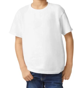 Pack of 2 Boys' White T-Shirts JC Penney Basics Medium (10-12) - Picture 1 of 6