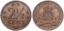 Niederlande - Netherlands Antillen 2 1/2 Cents 1956-1971 verschiedene Jahrgänge