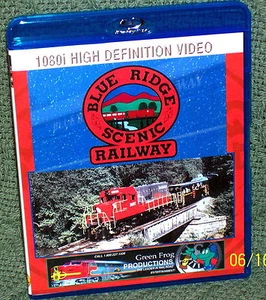 20119 BLU-RAY HD TRAIN VIDEO "BLUE RIDGE SCENIC RAILROAD" - Picture 1 of 1