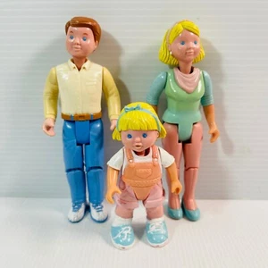 Fisher Price Loving Family Mom Dad Daughter 1993 Mattel - Picture 1 of 6