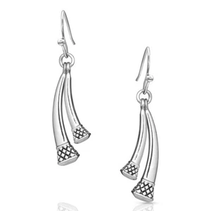 Due Horseshoe Nail Earrings,Montana Silversmiths - Foto 1 di 3