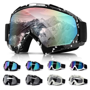 Winter Sports Windproof Goggles Sunglasses Skiing Snow Snowboard Glasses Eyewear - Picture 1 of 28