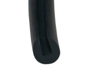 CCG UNIVERSAL NEOPRENE JUMBO RUBBER EDGE TRIM - 3/16" OPENING - SOLD BY THE FOOT - Picture 1 of 2