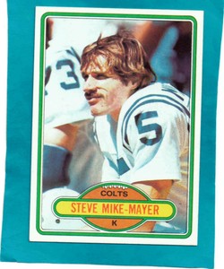 STEVE MIKE-MEYER # 479 -1980 Topps Football Card NR/MT Condition
