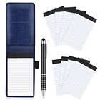 Mini Pocket Notepad Holder, Included Pocket Notebook Holder with 50 Lined Blue