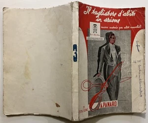 A. PANARO TAGLIATORE ABITI IN AZIONE TAGLIO ABITI MASCHILI SARTORIA 1959 MODA - Picture 1 of 7