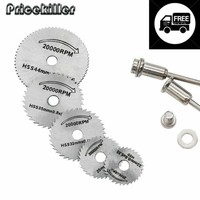 Circular Saw Disc Set Dremel Accessory Mini Drill Rotary Tool Cutting Blade kit