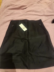 HOBBS 100% Wool Black Smart Skirt/Jacket Suit Size 12 - Picture 1 of 7