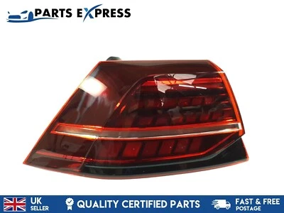 VOLKSWAGEN GOLF 2017-20 MK 7.5 GTD GTI R DYNAMIC LED PASSENGER LEFT REAR LIGHT - Image 1 of 4