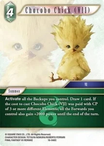 Near Mint FFTCG Chocobo Chick - 16-046C Emissaries of Light Final Fantasy TCG - Picture 1 of 1