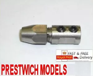 COUPLING FLEX 5mm motor to 4.76mm 3/16 stainless steel flexi cable brushless rc - Picture 1 of 1
