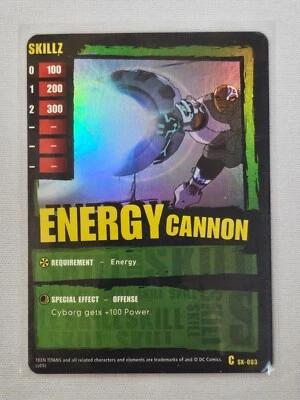 Teen Titans Go CCG - Energy Cannon - Rare Holo DC Comics Card - Image 1 of 4
