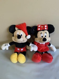 Disney HeadStart Mickey & Minnie Mouse Plush Toy Figures New Without Tags 25cm - Bild 1 von 11
