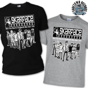 SKARFACE - CLOCKWORK SKA SINCE 1991 T-Shirt S-3XL Skinhead Mod Rude Punk 2Tone - Bild 1 von 4