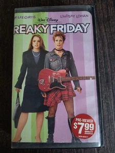 Freaky Friday VHS Ex Blockbuster Rental Hardcase Jamie Lee Curtis Lindsay Lohan - Imagen 1 de 5