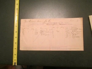 John Dickinson & Co Chicago Il 1900 invoice Letterhead 1533 - Picture 1 of 1