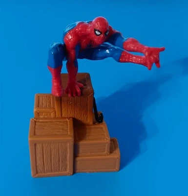 FIGURA DE VINILO SUPERHÉROE DE MARVEL APLAUSOS HOMBRE ARAÑA 1997 5,5" ¡NUEVA COMO NUEVA! Foto 1 de 4