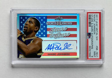 2017 Leaf Metal Sports Heroes Stars and Bars Autographs SBMJ1 Magic Johnson Wave