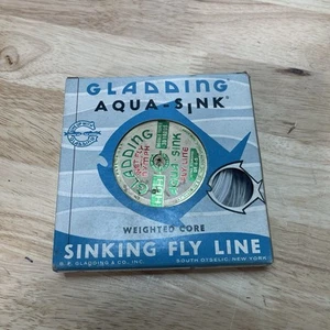 Vintage Gladding Fly Line "Aqua Sink" Size HDH DT-6-S - Picture 1 of 12